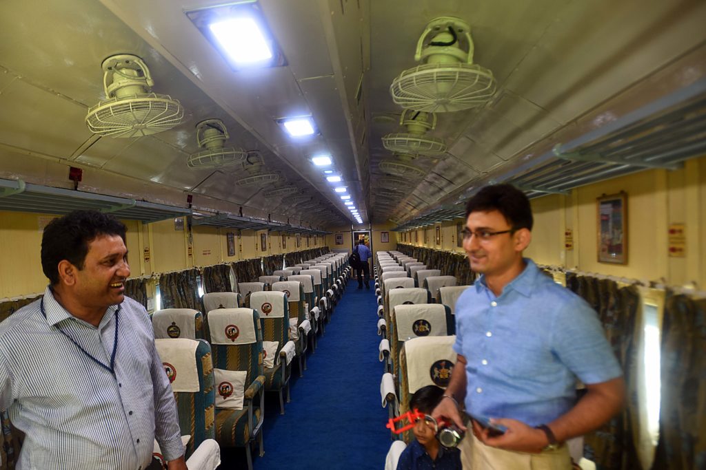 Train includes some basic things