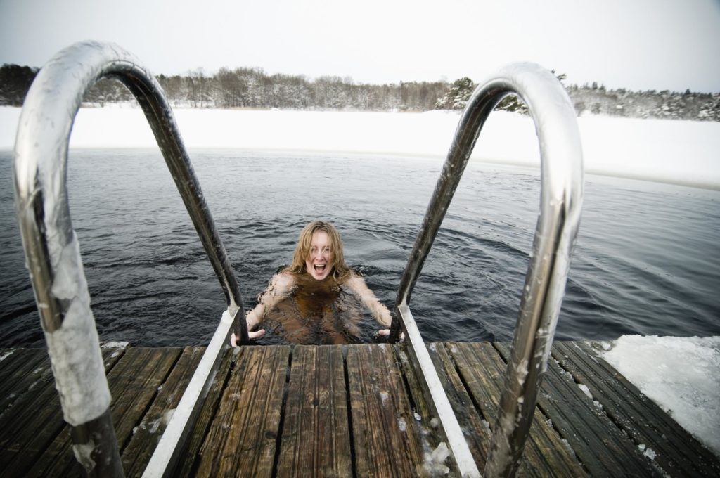 Hellasgarden’s lakeside sauna