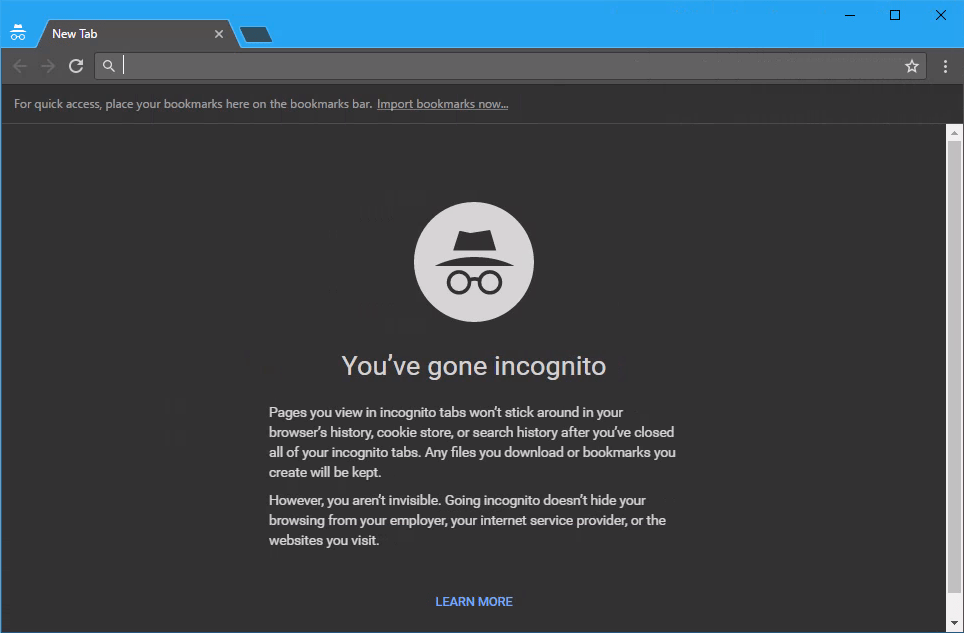 incognito window